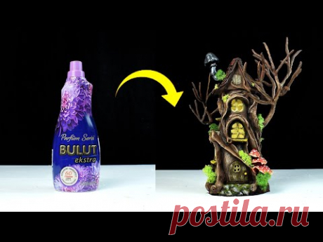 I TURN a BOTTLE into a Realistic TREE HOUSE ✔️ Recycling Project ✔️ Creative D2H #78