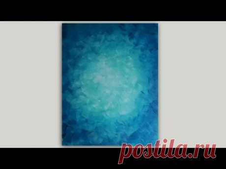 Abstract Painting How to Paint a Sunlit Background in Acrylics Tutorial