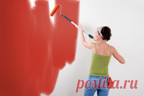 Покраска стен своими руками