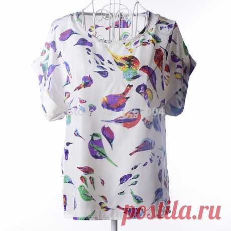 Женская блузка. Размеры S,L,M,XL,XXL.19  расцветок. Материал шифон.