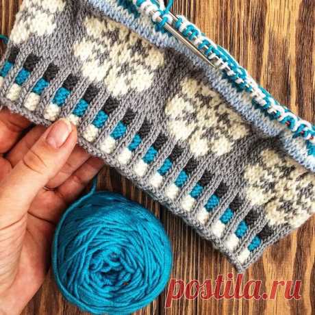 Резинка 2*2 с аккуратной сменой цветов - Калейдоскоп событий