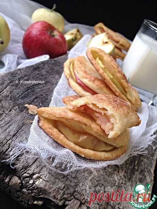 Творожно-песочное печенье с яблоками - кулинарный рецепт