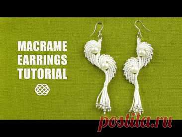 Macrame Shell Earrings DIY