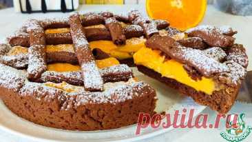 Шоколадный пирог с апельсиновым кремом Кулинарный рецепт