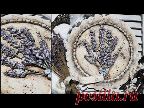 Provence decorative pendant in vintage style 💜Lavender 💜Home decor💜