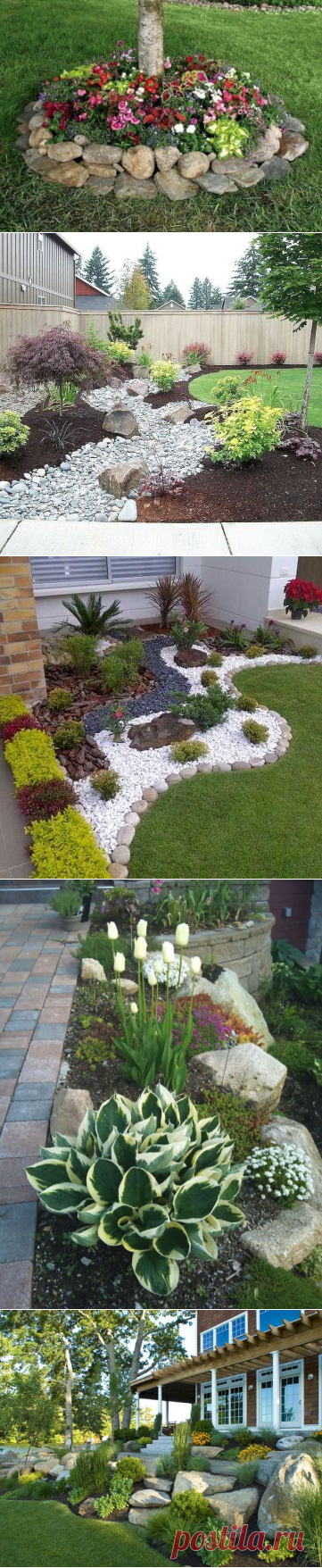 75 Stunning Front Yard Rock Garden Landscaping Ideas - wholiving