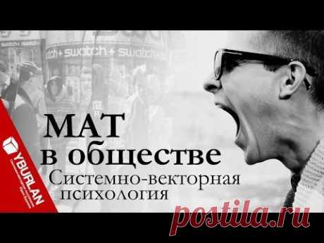 Матерное слово. Между Войной и Миром. Системно-векторная психология Юрия Бурлана - YouTube / Нельзя в обществе ругаться матом. Мат вскрывает культурные запреты на секс и убийство. Он становится той искрой, которая активирует нашу внутреннюю неприязнь...