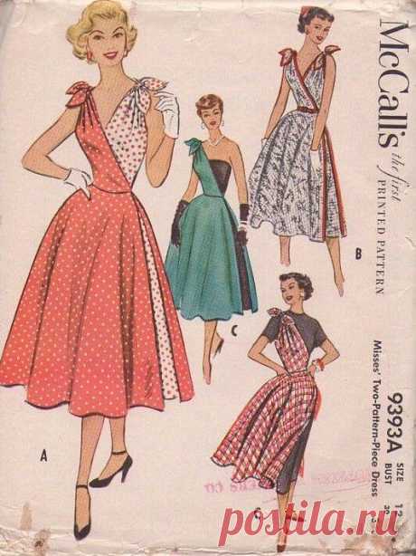 Платье-трансформер 50-х годов - мода возвращается! | Тысяча и одна идея