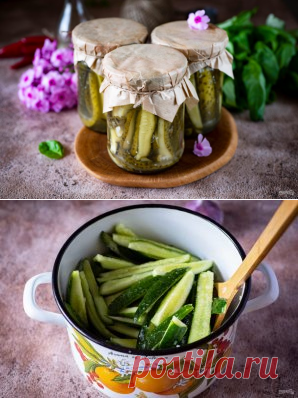 Огурцы, консервированные дольками - пошаговый рецепт с фото на Повар.ру