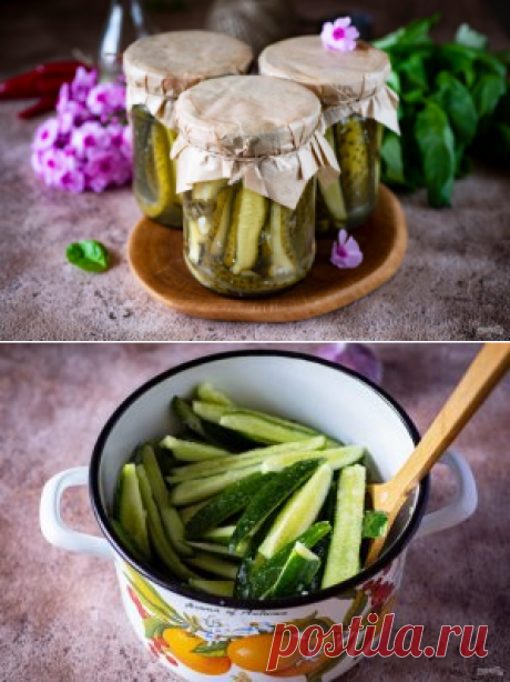 Огурцы, консервированные дольками - пошаговый рецепт с фото на Повар.ру