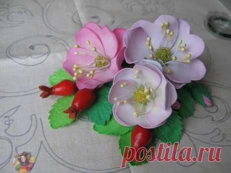 Шaблoны для цветoв из фoaмиpaнa