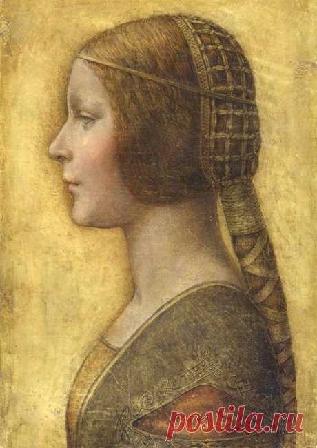 Leonardo Da Vinci: Profile of a Young Fiancee  |   Pinterest • Всемирный каталог идей
