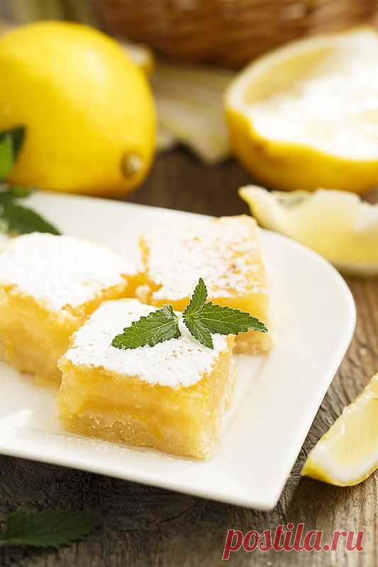 Лимонные квадратики (Lemon Bars) | Четыре вкуса