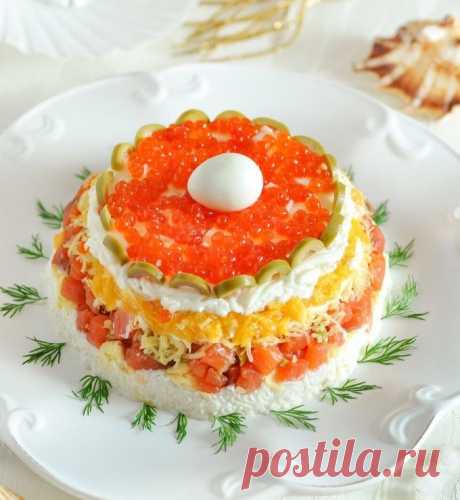 Салат с форелью и апельсином — Кулинарная книга - рецепты с фото