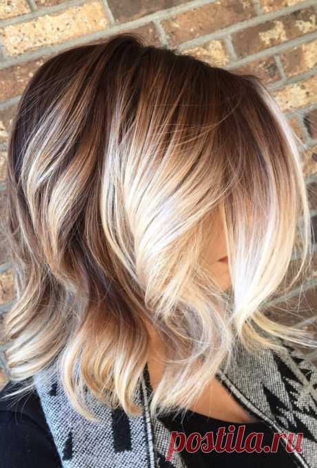 Brown to blonde balayage with chunky blonde pieces framing the face..jpg (806×1192)