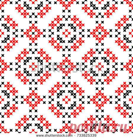 Seamless Texture Red Black Abstract Patterns Vectores En Stock 423316999 - Shutterstock