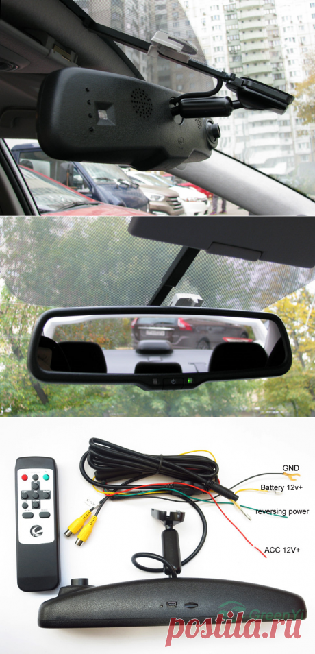 Новое «зеркало + видеорегистратор + монитор» (Car DVR Mirror) — бортжурнал Subaru Impreza Sedan, белая 2009 года на DRIVE2