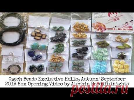 Czech Beads Exclusive Hello Autumn September 2019 Box Opening