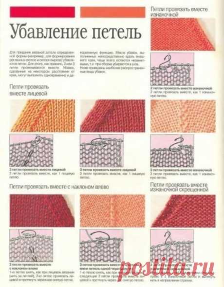 Убавляем петли грамотно!