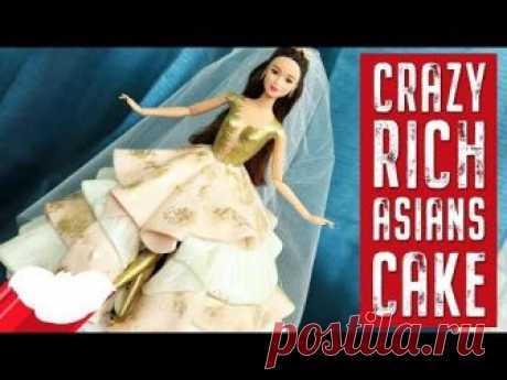 Crazy Rich Asians Princess CAKE!| Koalipops | Wedding Dress Cake