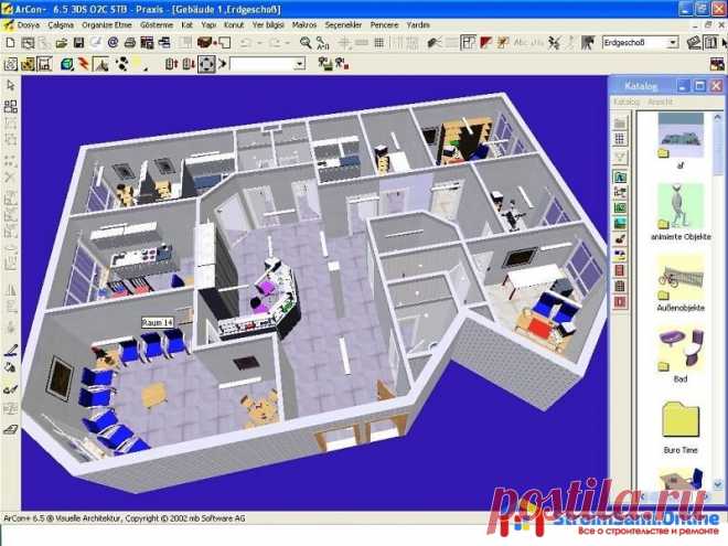 Программы для проектирования домов: ArCon, AutoCad и FloorPlan 3D Для .