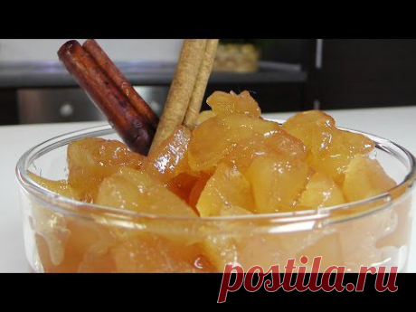 ▶ Десертное яблочное варенье видео рецепт - YouTube
