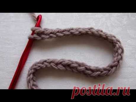 Как связать шнурок крючком.Вязание шнура крючком,просто и быстро Урок 249 How to crochet a shoelace