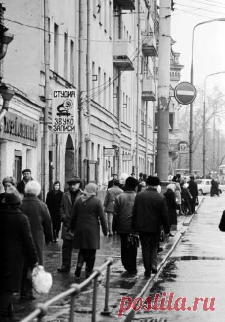 Сокольническая площадь 1977 год.