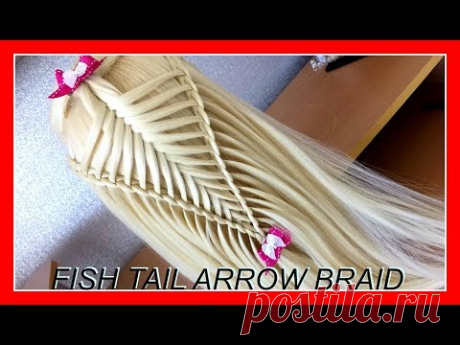 FISH TAIL ARROW BRAID HAIRSTYLE / HairGlamour Styles /  Hair Tutorials