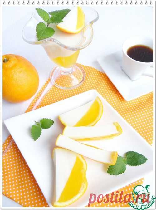Молочно-апельсиновое желе - кулинарный рецепт