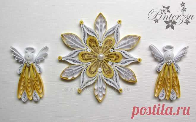 Quilled christmastree ornaments by pinterzsu on DeviantArt