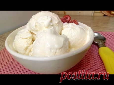 Мороженое &quot;Пломбир&quot; за 5 минут (+время на заморозку) - YouTube