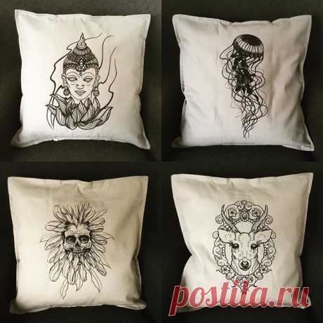 I printed some of my designs onto cushion cover. They look nice! Dm me if you are interested to have them. They will be available to purchase on WWW.SUSYRTATTOO.COM from next week. #susyrtattoo #home #homedecor #cushion #homeware #buddha #jellyfish #skull #deer #interior #textile #design #pillow #decoration #screenprint #design #interiordesign #handmade #tattoo #animal #nature #print #softfurnishings #london #londoninteriors #natural #shopping #textiledesign #designer @ikeauk #ikea