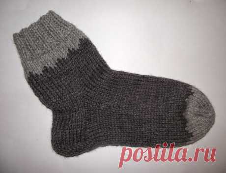 tru-knitting: Базовая носочная пятка. МК с фотографиями