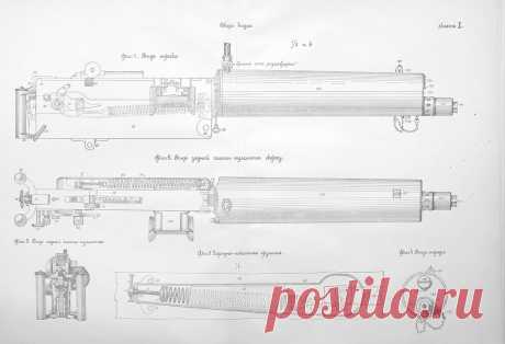 Севастьянов. 3 лин. пулемёт системы Максима. 1906г.