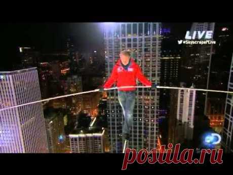 Nik Wallenda Tests the Wire | Skyscraper Live