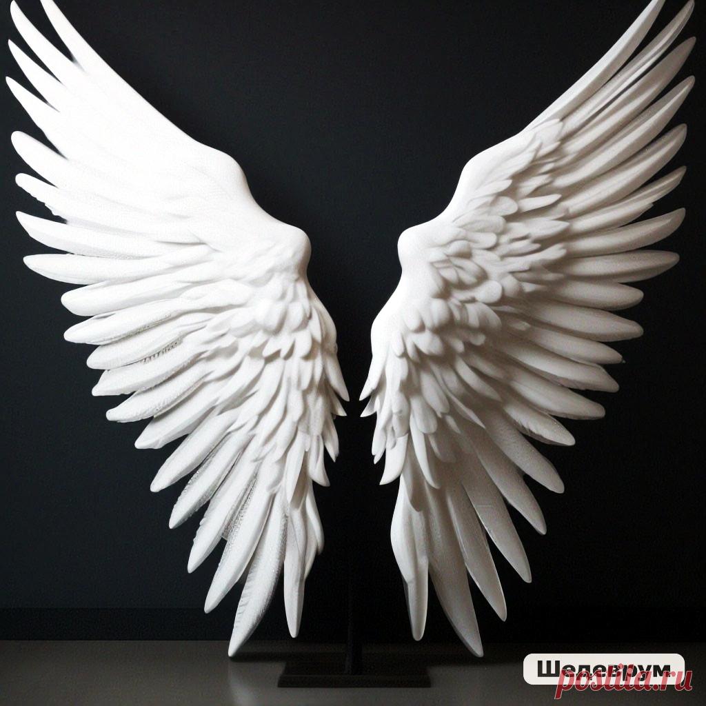 КРЫЛЬЯ АНГЕЛА ВИСЯТ на ВЕШАЛКЕ в ПРИХОЖЕЙ (нейросеть Шедеврум).