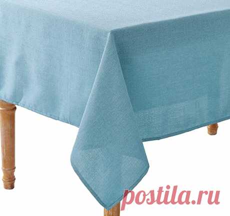 Amazon.com: Violet Linen European Solid Faux Linen Pattern, Polyester, Water repellent, Spillproof, Wrinkle Free Anti-Shrink Soft Fabric, Blue, 68 Inch by 140 Inch, Seats 12 to 14 people, Rectangle Tablecloths : Everything Else