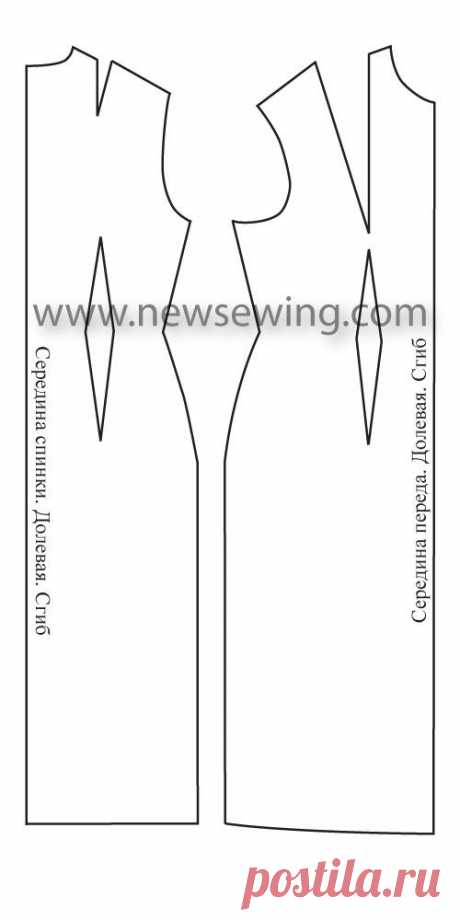 Выкройка основы платья. Пошаговая инструкция построения выкройки основы платья | Подружки