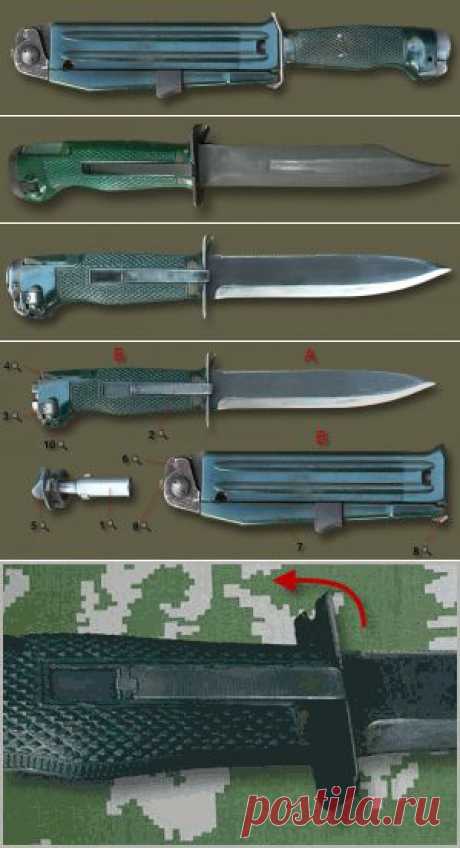 Нож разведчика стреляющий НРС - 2 | Сайга 12.ru