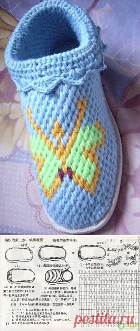 Slippers Easy. Learn To Crochet. Ballerina Crochet | Laboratory household