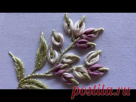 Amazing flower design|latest hand embroidery tutorial|kadhai design
