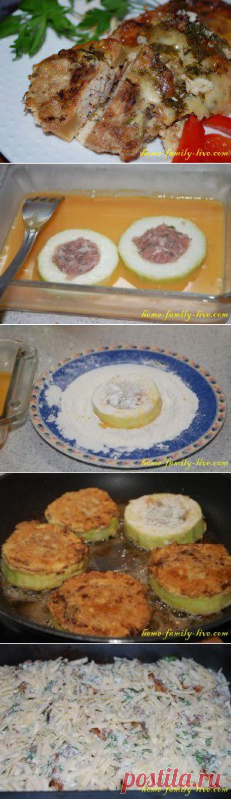 Кабачок фаршированный - пошаговый рецепт с фото