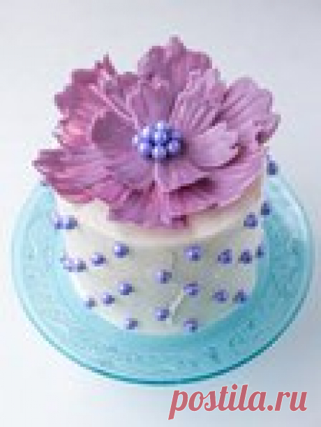 Как сделать простое и красивое украшение для любого тортика на праздник!
