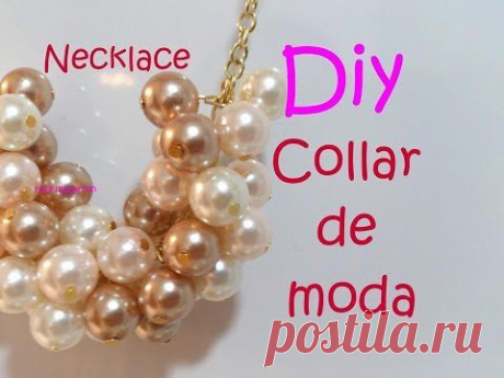 Diy. Necklace Collar de moda