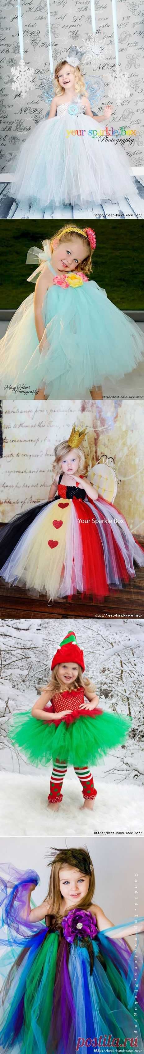 Праздничные наряды для маленьких принцесс из тюля:) Идеи, мастер-классы