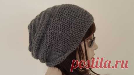 Slouchy beanie hat,wool Grey beanie,Winter Hat, 100% 75 Acryl 100% 25 Wool   Great for any hair style, color, type or head size.   One size fits most...from teens to women.( 21 inches - 23 inches ) Women hat.   - Unisex slouchy beanie, Shipping: 3-5 working days after receipt of payment.