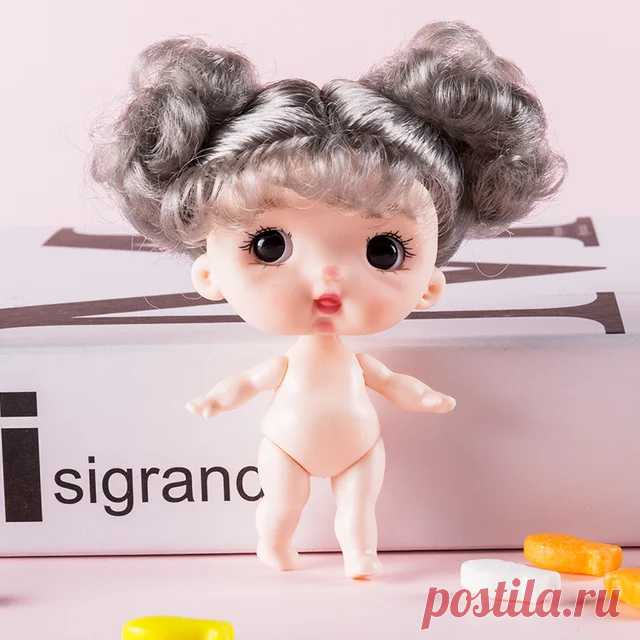 Шарнирные куклы Adollya 8,8 см, аксессуары для головы и тела, 23 шарнира, подвижные глаза для макияжа, игрушки для волос для девочек, «сделай сам», кукла без одежды для девочек | AliExpress