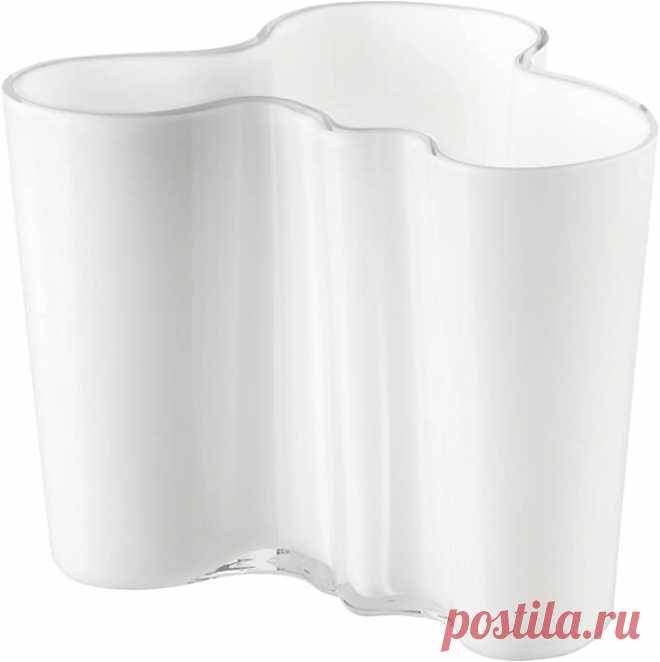 Amazon.com : Iittala Alvar Aalto 120mm White Vase : Decorative Vases : Home & Kitchen