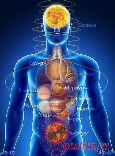 Тело человека - это тело солнечной системы.
